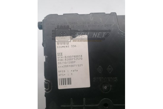 ΣΕΤ ΕΓΚΕΦΑΛΟΥ ΚΙΝΗΤΗΡΑ ΜΕ BSI RENAULT MEGANE SCENIC 1.5 S122326113A 8200780018