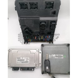 ΣΕΤ ΕΓΚΕΦΑΛΟΥ ΚΙΝΗΤΗΡΑ ΜΕ BSI PEUGEOT 1007 1.6 16V S120217001C 0261208191 S118085300M