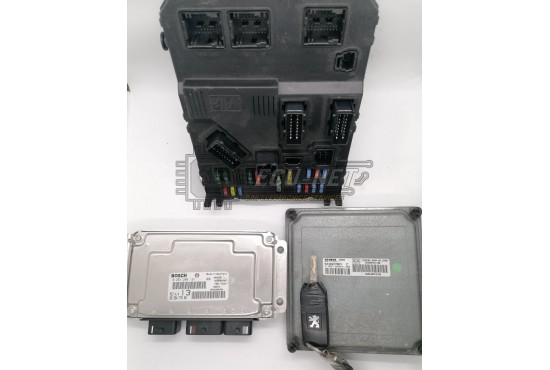 ΣΕΤ ΕΓΚΕΦΑΛΟΥ ΚΙΝΗΤΗΡΑ ΜΕ BSI PEUGEOT 1007 1.6 16V S120217001C 0261208191 S118085300M