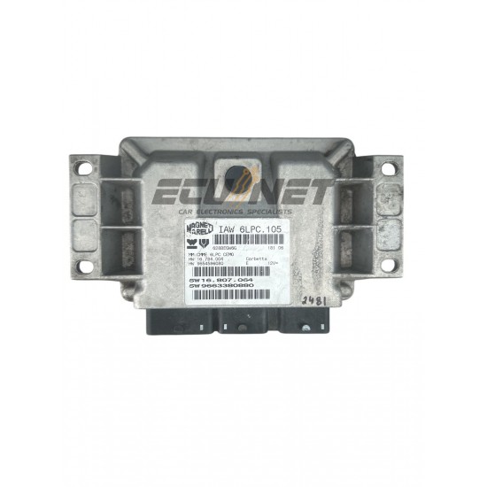 ΕΓΚΕΦΑΛΟΣ ΚΙΝΗΤΗΡΑ MAGNETI MARELLI PEUGEOT IAW6LPC.105 SW9663380880 SW16.807.064