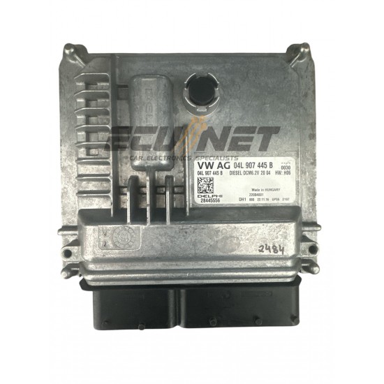 ENGINE ECU DELPHI VW GOLF SPORTSVAN 1.6 04L907445B 28445556 DCM6.2V