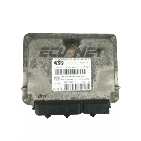 ENGINE ECU MAGNETI MARELLI FIAT IAW4AF.M9 55187372 61600.627.05