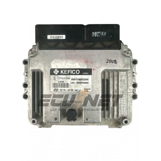 ENGINE ECU  HYUNDAI I10 1.0 39115-04165 9001160022KK LAIA-DE50FS03500