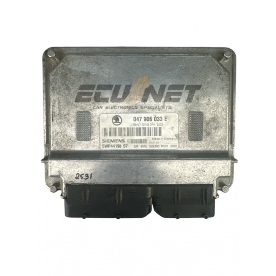 ENGINE ECU SIEMENS SKODA FABIA 1.4 047906033E 5WP4419807 SIMOS 3PA