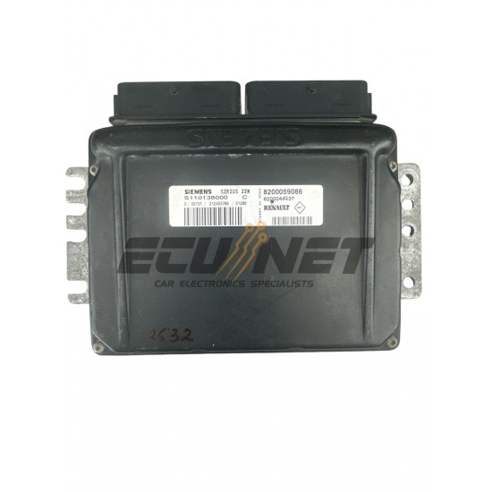 ENGINE ECU  SIEMENS RENAULT MEGANE 1.6 SIRIUS 32N S110138000C 8200059086 8200044437