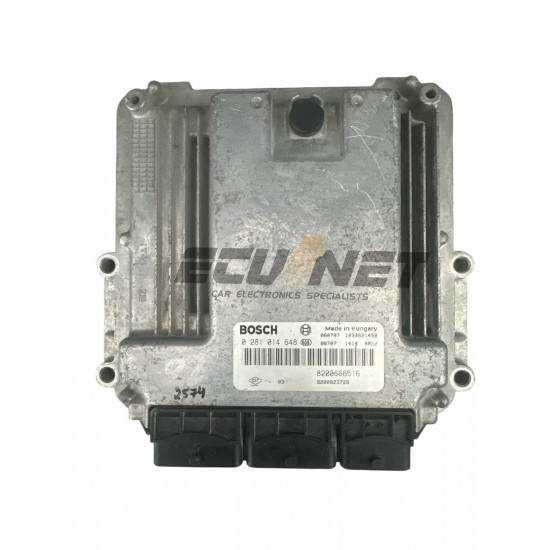 ΕΓΚΕΦΑΛΟΣ ΚΙΝΗΤΗΡΑ BOSCH RENAULT TRAFIC OPEL VIVARO 2.0 DCI 0281014648 8200666516
