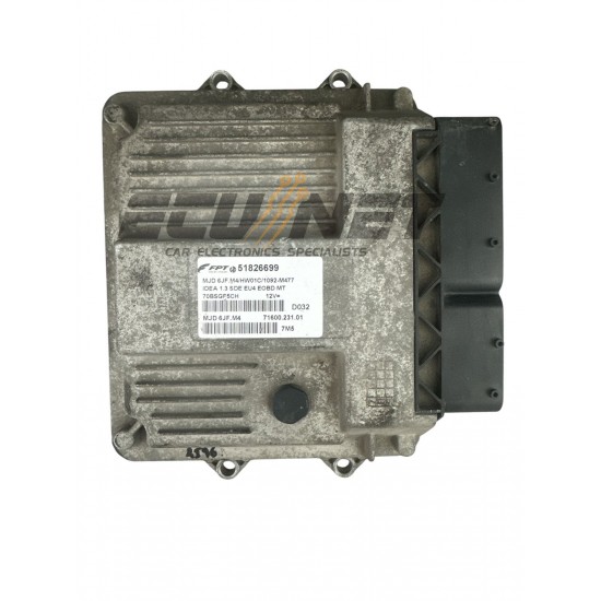 ΕΓΚΕΦΑΛΟΣ ΚΙΝΗΤΗΡΑ MAGNETI MARELLI FIAT 51826699 MJD6JF.M4 71600.231.01