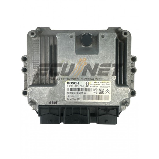 ΕΓΚΕΦΑΛΟΣ ΚΙΝΗΤΗΡΑ BOSCH PEUGEOT 207 1.6 0281013868 9663755480 EDC16C34