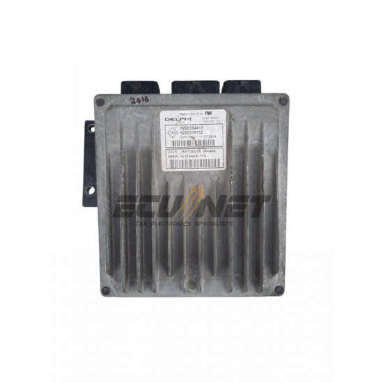 ENGINE ECU DELPHI RENAULT MEGANE 1.5 DCI 8200334419 8200374152 DDCR R0410B024B