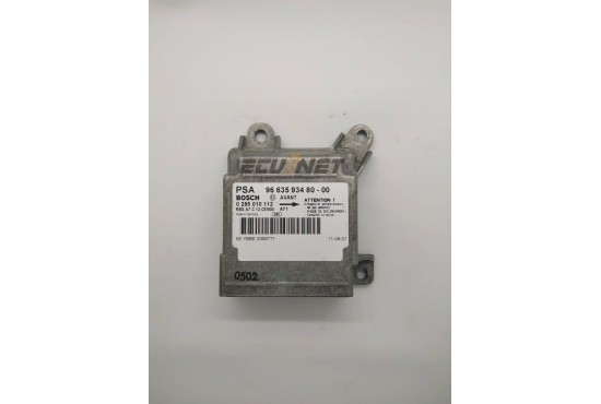 ΕΓΚΕΦΑΛΟΣ AIRBAG ΑΕΡΟΣΑΚΩΝ BOSCH PEUGEOT 207 96635934 9663593480 0285010112