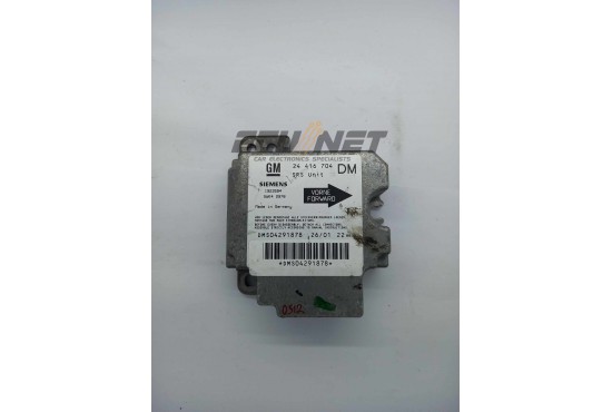 AIRBAG ECU GM OPEL ZAFIRA A 24416704DM 1923594 5WK42978
