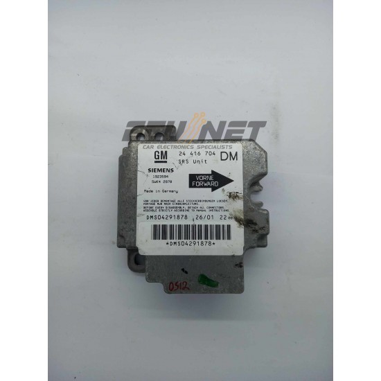 ΕΓΚΕΦΑΛΟΣ AIRBAG ΑΕΡΟΣΑΚΩΝ GM OPEL ZAFIRA A 24416704DM 1923594 5WK42978