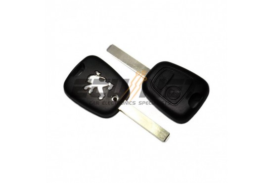 ΤΗΛΕΧΕΙΡΙΣΤΗΡΙΟ ΓΙΑ PEUGEOT 307 (ΕΠΑΝΕΓΓΡΑΨΙΜΟ) ΜΕ 2 ΚΟΥΜΠΙΑ ΚΑΙ ID46 CHIP