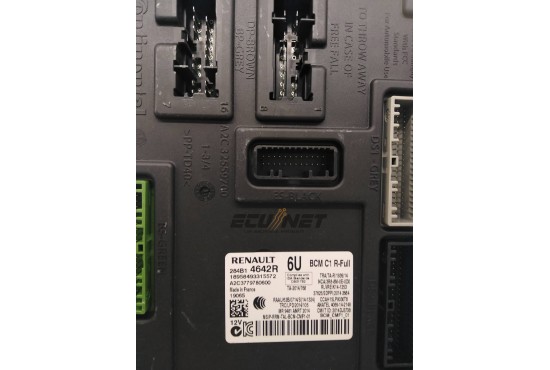ΜΟΝΑΔΑ ΕΛΕΓΧΟΥ CONTINENTAL RENAULT ΜΕ ΤΗΛΕΧΕΙΡΙΣΤΗΡΙΟ ΚΑΡΤΑ 284B14642R 6U BCM C1 R-FULL