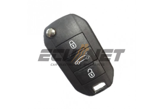 PEUGEOT 208,508,C4 CACTUS REMOTE CONTROL WITH 3 BUTTONS FOLDABLE PCF7941 AND HU83 BLADE