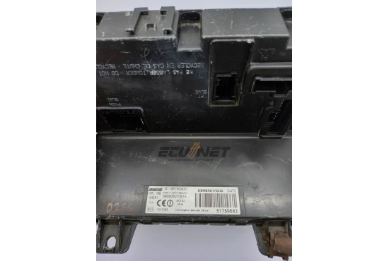 ΑΣΦΑΛΕΙΟΘΗΚΗ BODY CONTROL-BSI SIEMENS FIAT PANDA 1.2 51759683 S118578040D NPL169 040906070916