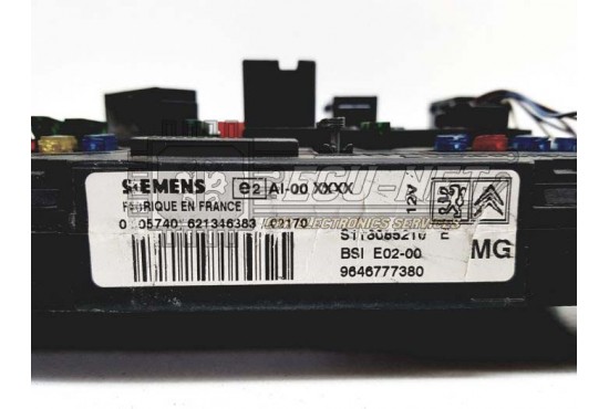 ΑΣΦΑΛΕΙΟΘΗΚΗ BODY CONTROL-BSI SIEMENS PEUGEOT 206 9646777380
