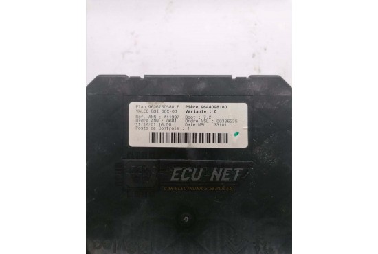 ΑΣΦΑΛΕΙΟΘΗΚΗ BODY CONTROL-BSI SYLEA BSI GOX-00 PEUGEOT 307 2.0 HDI 9636760580F 9644098180 VARIANTE C