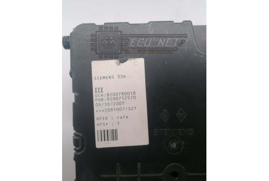 ΑΣΦΑΛΕΙΟΘΗΚΗ BODY CONTROL-BSI SIEMENS 336 RENAULT MEGANE SCENIC 1.5 DCI 8200780018 8200712570