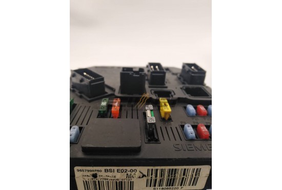 BODY CONTROL-BSI SIEMENS PEUGEOT/CITROEN BSI E02-00 MG S118085220F 9657999780