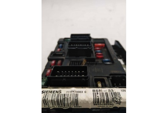 ΑΣΦΑΛΕΙΟΘΗΚΗ BODY CONTROL-BSI SIEMENS CITROEN C2 BSM-B3 T118470003G 9643498880-00