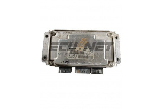 ENGINE ECU BOSCH PEUGEOT 206 1.6 NFU 0261207477 ME7.4.4 9650347980