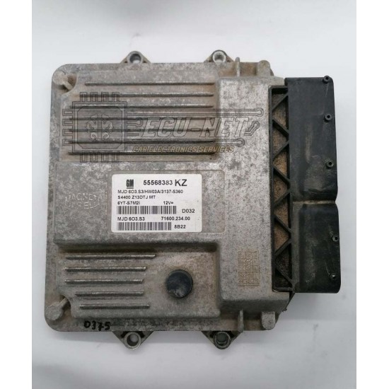 ΕΓΚΕΦΑΛΟΣ ΚΙΝΗΤΗΡΑ MAGNETI MARELLI OPEL CORSA D 1.3 DIESEL 55568383 KZ MJD 603.S3 7160023400