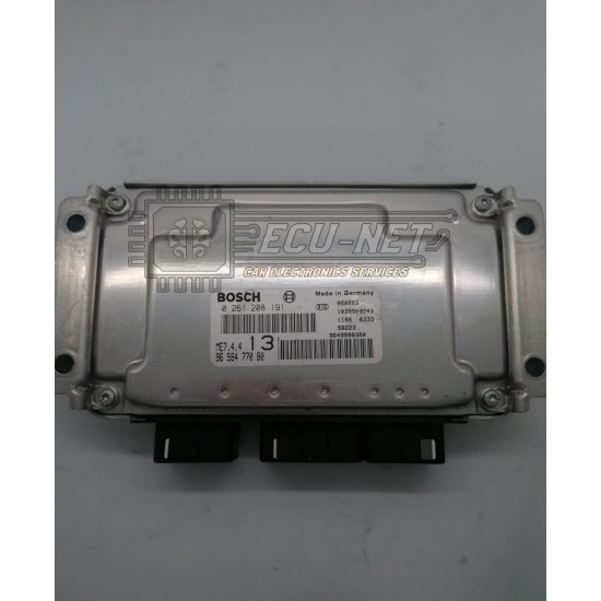 ΕΓΚΕΦΑΛΟΣ ΚΙΝΗΤΗΡΑ BOSCH PEUGEOT 1007 1.6 16V 0261208191 ME7.4.4 13 9658477080