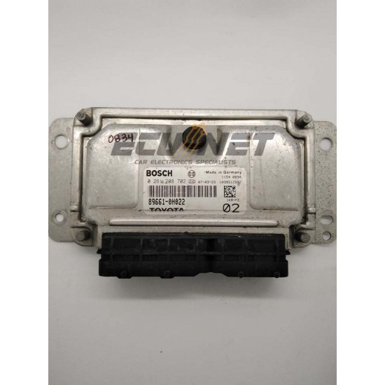 ΕΓΚΕΦΑΛΟΣ ΚΙΝΗΤΗΡΑ BOSCH CITROEN C1/TOYOTA AYGO/ PEUGEOT 107 0261208702 89661-0H022 1039S12537