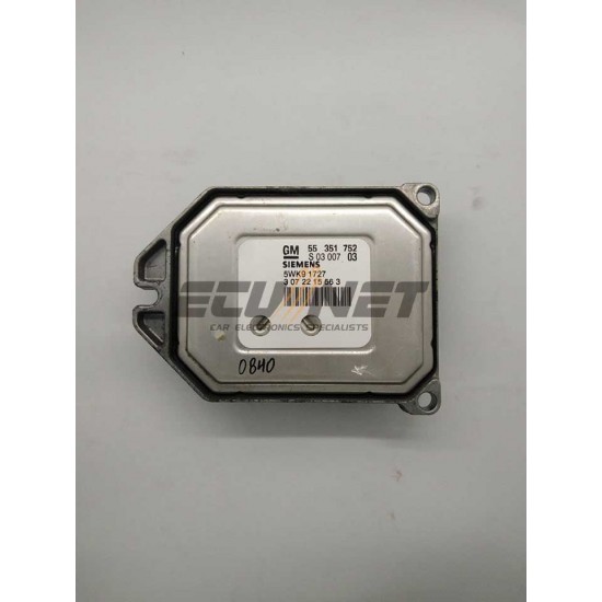 ΕΓΚΕΦΑΛΟΣ ΚΙΝΗΤΗΡΑ GM SIEMENS OPEL ASTRA/ZAFIRA 55351752 S0300703 5WK91727 Z18XE