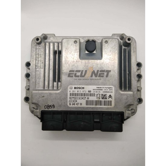 ΕΓΚΕΦΑΛΟΣ ΚΙΝΗΤΗΡΑ BOSCH PEUGEOT/CITROEN 1.6 HDI 0281013872 EDC16C34 9664843780