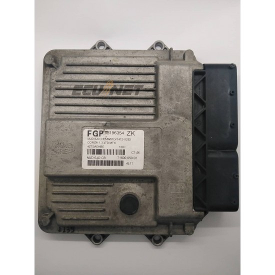 ΕΓΚΕΦΑΛΟΣ ΚΙΝΗΤΗΡΑ MAGNETI MARELLI OPEL CORSA/ASTRA/COMBO 1.3 CDTI 55196354ZK MJD 6JO.CB 7160005003