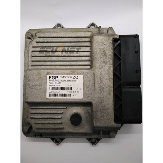 ΕΓΚΕΦΑΛΟΣ ΚΙΝΗΤΗΡΑ MAGNETI MARELLI OPEL AGILA 1.3 JTD 55196356ZQ MJD 6JO.A2 7160004602