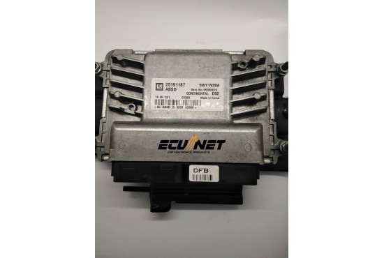 ΕΓΚΕΦΑΛΟΣ ΚΙΝΗΤΗΡΑ CONTINENTAL CHEVROLET SPARK 1.0 D52 25191187 ABSD 5WY1V20A 96958816