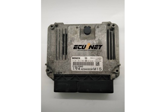 ΕΓΚΕΦΑΛΟΣ ΚΙΝΗΤΗΡΑ BOSCH FIAT CROMA 1.9 JTD 51812902 194 4234A3EBM M15 0281012963 1039S22948