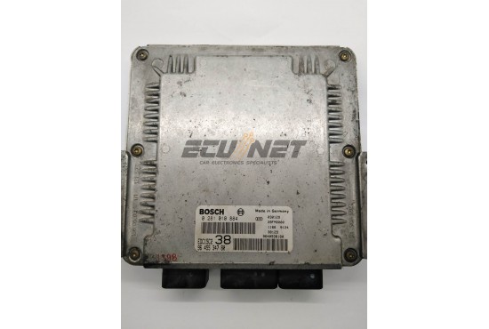 ENGINE ECU BOSCH FIAT SCUDO 2.0 HDI 0281010884 EDC15C2 38 9645534780