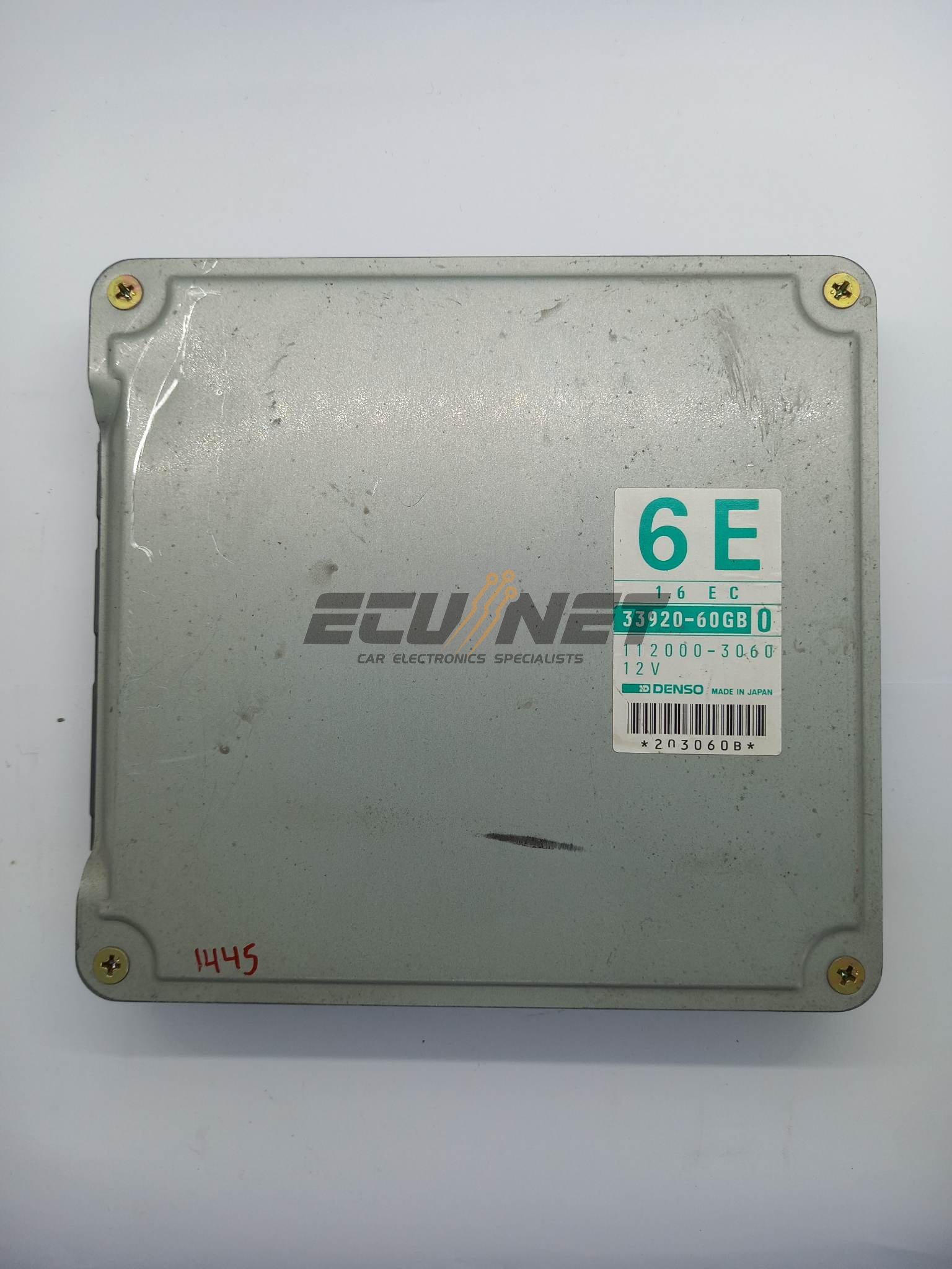ENGINE ECU DENSO SUZUKI BALENO 1.6 33920-60GB 112000-3060 6E