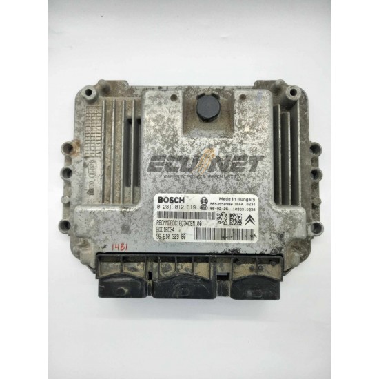 ΕΓΚΕΦΑΛΟΣ ΚΙΝΗΤΗΡΑ BOSCH PEUGEOT PARTNER 1.6 HDI 0281012619 EDC16C34 9661032980 1039S10354