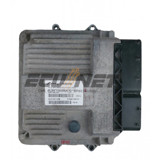 ΕΓΚΕΦΑΛΟΣ ΚΙΝΗΤΗΡΑ FIAT GRANDE PUNTO 1.3  MJD6F3.PB  51806506  71600.169.01