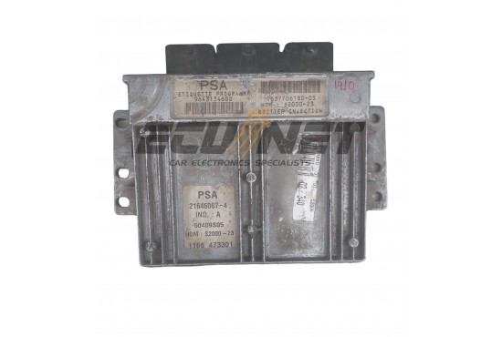 ΕΓΚΕΦΑΛΟΣ ΚΙΝΗΤΗΡΑ SAGEM PEUGEOT 206 1.4 21646087-4  9643134680  9637706180-08  S2000-23