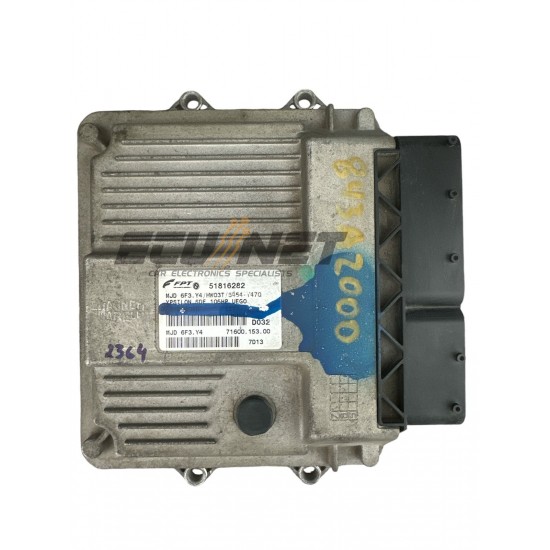 ΕΓΚΕΦΑΛΟΣ ΚΙΝΗΤΗΡΑ MAGNETI MARELLI LANCIA Y 1.3 51816282 MJD6F3.Y4 71600.153.00