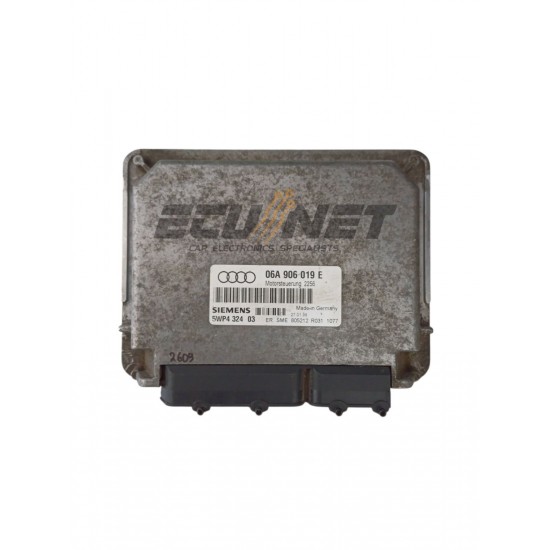 ENGINE ECU SIEMENS AUDI A3 1.6 06A906019E 5WP432403
