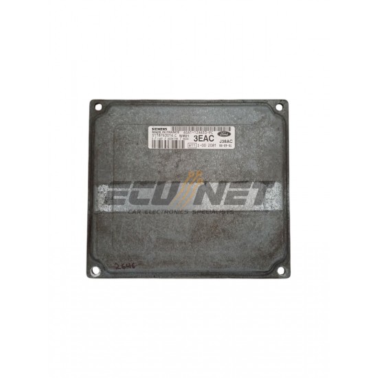 ENGINE ECU SIEMENS FORD FIESTA 1.3 S118763016C SIM21 6S61-12A650-PC J38AC 3EAC