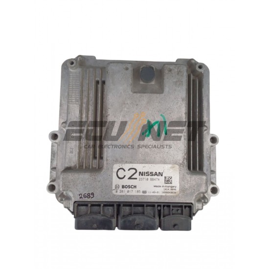 ΕΓΚΕΦΑΛΟΣ ΚΙΝΗΤΗΡΑ BOSCH NISSAN QASHQAI 2.0 DCI 0281017185 23710BB47A 1039S43639  ΕΓΚΕΦΑΛΟΣ ΚΙΝΗΤΗΡΑ BOSCH NISSAN QASHQAI 2.0 DCI 0281017185 23710BB47A 1039S43639