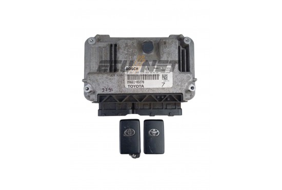 ΕΓΚΕΦΑΛΟΣ ΚΙΝΗΤΗΡΑ BOSCH TOYOTA YARIS 1.0 ΜΕ 2 ΚΛΕΙΔΙΑ 0261208936 89661-0D270 1039S12559
