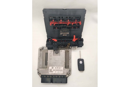 ΣΕΤ ΕΓΚΕΦΑΛΟΥ ΚΙΝΗΤΗΡΑ ΜΕ BSI VW GOLF S 1.6 FSI 03C906056CB 1K0937049N