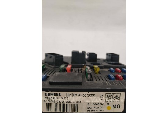 ΣΕΤ ΕΓΚΕΦΑΛΟΥ ΚΙΝΗΤΗΡΑ ΜΕ BSI CITROEN C3 1.1 9645989480 S118085200H