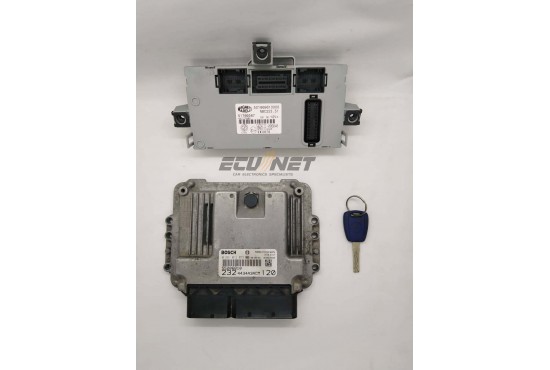 ΣΕΤ ΕΓΚΕΦΑΛΟΥ ΚΙΝΗΤΗΡΑ ΜΕ BSI FIAT DOBLO 1.9 DIESEL 0281012853 51769367