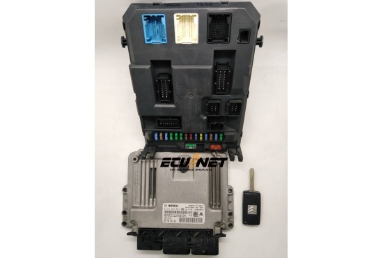 ΣΕΤ ΕΓΚΕΦΑΛΟΥ ΚΙΝΗΤΗΡΑ ΜΕ BSI CITROEN C3 PICASSO 1.6 HDI 0281015847 9666952380