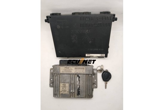 ΣΕΤ ΕΓΚΕΦΑΛΟΥ ΚΙΝΗΤΗΡΑ ΜΕ BSI PEUGEOT 206 KFW 9643782480 S105872300G